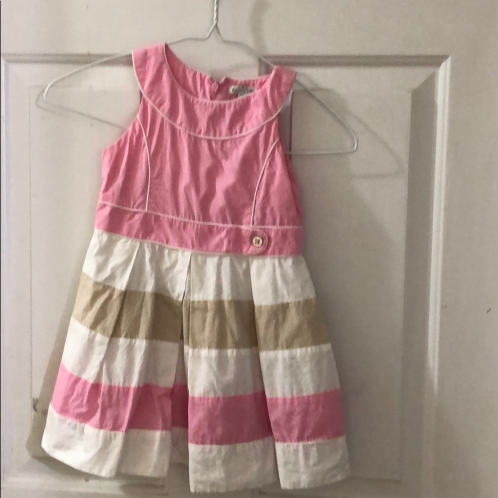 Pink and White Mayoral Chic Dress Size 4